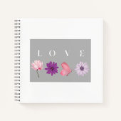 Liebevolle botanische Geschenke für sie Notizblock (Vorderseite)