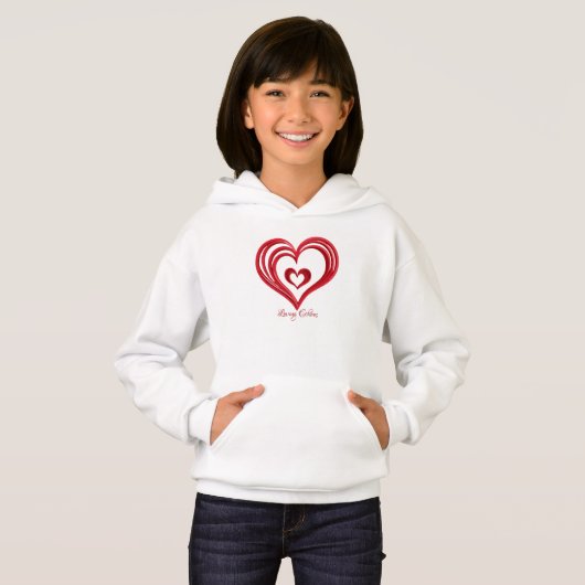 Liebevolle Echos Hoodie (Vorne ganz)