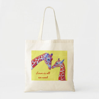 liebevolle Giraffen-Tasche Tragetasche