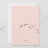 Liebevolle Grenzeinladung Einladung (Rückseite)