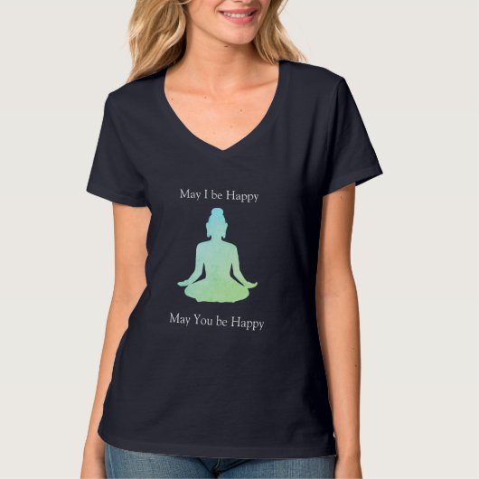 Liebevolle Güte Buddha T-Shirt (Vorderseite)