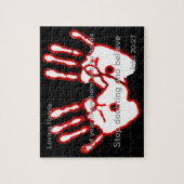 Liebevolle Hände - John-20:27 Puzzle (Vertikal)