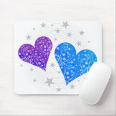 Liebevolle Herzen Mousepad (Mit Mouse)