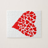 Liebevolle Herzen Puzzle (Horizontal)