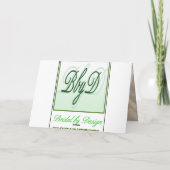 Liebevolle Hochzeits-Paar-Karte (2) Karte (Rückseite)