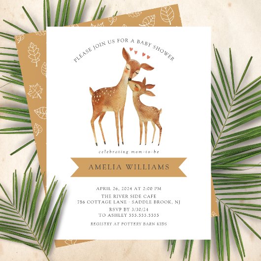 Liebevolle Kinderdusche Einladung