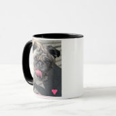 Liebevolle Mops-Tasse Tasse (Vorderseite Links)