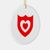 Liebevolle Tagesikonen-Verzierung Keramikornament (Rechts)