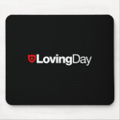 Liebevolle Tageslogo-Mausunterlage Mousepad (Vorne)
