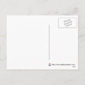 Liebevolle Vogel-Paare Feiertagspostkarte (Rückseite)