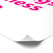 liebevolle Worte Poster (Ecke)