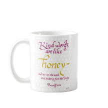 Liebevolle Worte sind wie Christliche Honey Bible