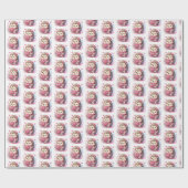 Liebevoller Igel gefliest Geschenkpapier (Flach)