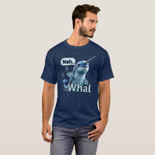 Liebevoller Narwal sagt Nein T-Shirt
