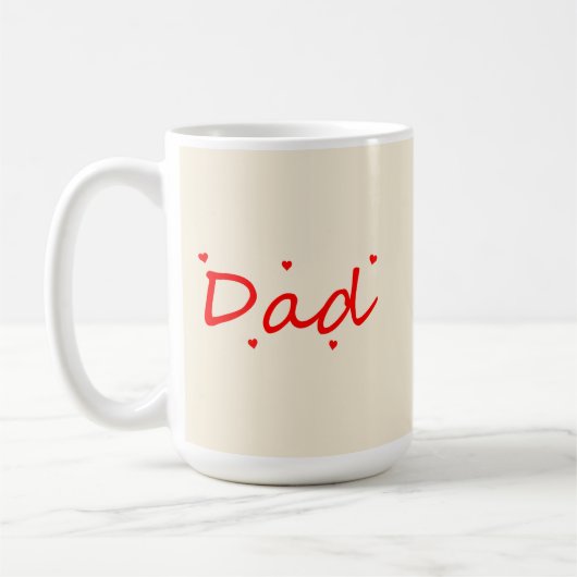 Liebevoller Papa Kaffeetasse (Links)
