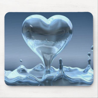 Liebevoller Regen Mousepad