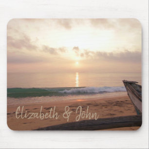 Liebevoller Strand,Sand,Sonnenuntergang - Personal Mousepad