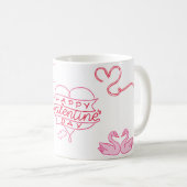 Liebevoller Teddy-Liebesbecher Kaffeetasse (VorderseiteRechts)