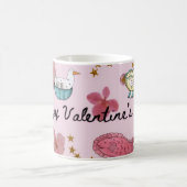 Liebevoller Valentinstag-Kaffeebecher Kaffeetasse (Mittel)