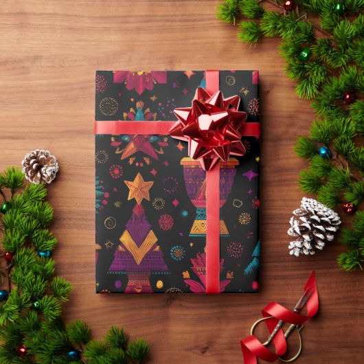 liebevolles Design Geschenkpapier (Feiertagsgeschenk)