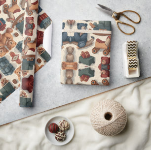 liebevolles Design Geschenkpapier