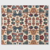 liebevolles Design Geschenkpapier (Flach)