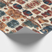 liebevolles Design Geschenkpapier (Ecke)