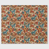liebevolles Design Geschenkpapier (Flach)