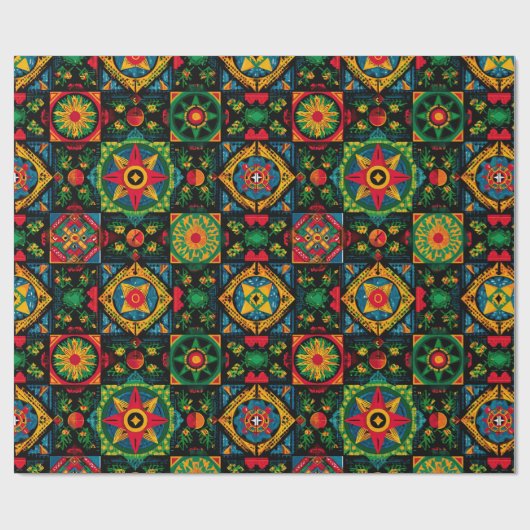 liebevolles Design Geschenkpapier (Flach)