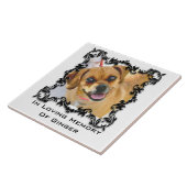 Liebevolles Gedächtnis-Haustier-in der Fliese (Seite)