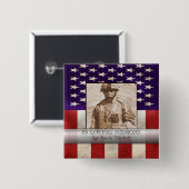 Liebevolles Gedächtnis-im militärischen Button (Vorne & Hinten)