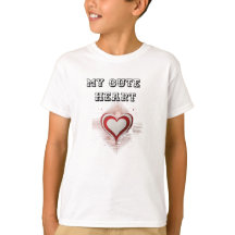 Liebevolles Herz Kinder T-Shirt: Liebe überall ver