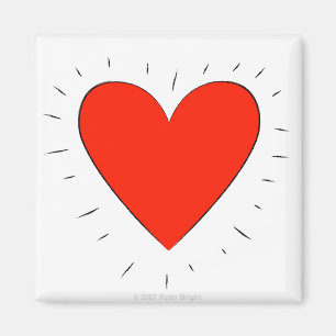 Liebevolles Herz - Magnet
