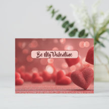 Liebevolles Sei Mein Valentinstag Flaches Romantis