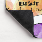 Liebevolles starkes schönes bin ich gerade mousepad (Ecke)