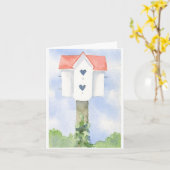 Liebevolles Zuhause - Anmerkungs-Karte Karte (Gelbe Blume)