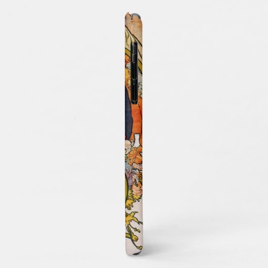 Liebhaber, Alphonse Mucha Case-Mate iPhone Hülle (Hinten/Links)