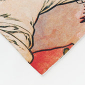 Liebhaber, Alphonse Mucha Fleecedecke (Ecke)