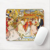 Liebhaber, Alphonse Mucha Mousepad (Mit Mouse)