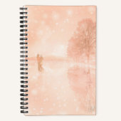 Liebhaber auf einem gefrorenen Teich Notizblock (Vorderseite)