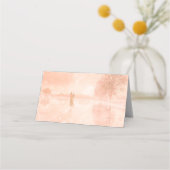 Liebhaber auf einem gefrorenen Teich Platzkarte (Rückseite)