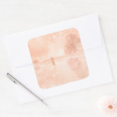 Liebhaber auf einem gefrorenen Teich Quadratischer Aufkleber (Umschlag)