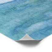 Liebhaber auf einem Segelboot Ketubah Poster (Ecke)