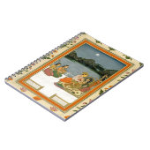 Liebhaber auf einer Terrasse durch einen moonlit Notizblock (Linke Seite)