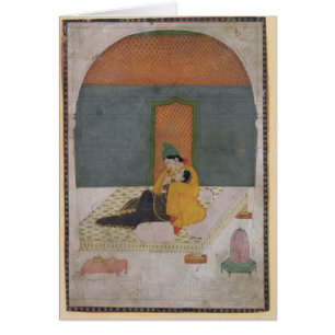 Liebhaber auf einer Terrasse, Garhwal, c.1780-1800