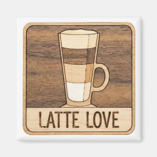 Liebhaber-Cafe-Dekor Magnet