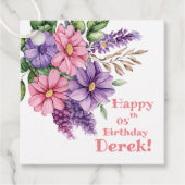 Liebhaber der Blume Geschenkanhänger (Vorderseite)