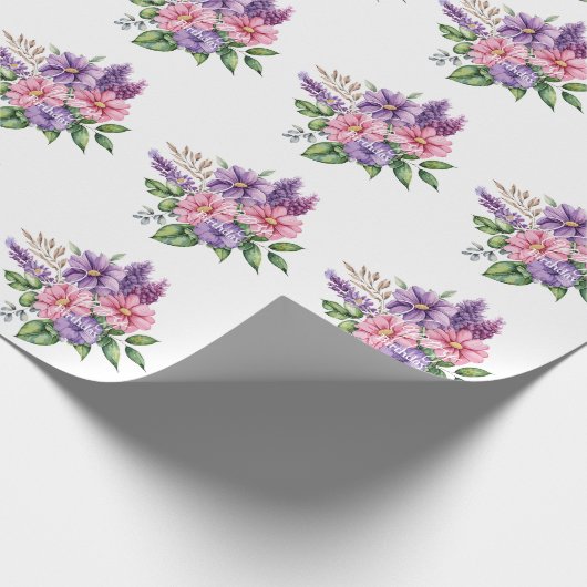 Liebhaber der Blume Geschenkpapier (Ecke)