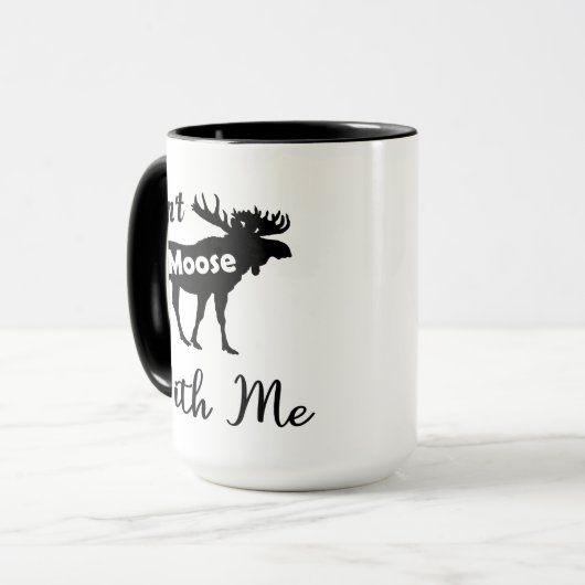 Liebhaber der Elche Tasse (Vorderseite Links)