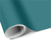 Liebhaber der Farbe Teal One Geschenkpapier (Rolleneckpunkt)